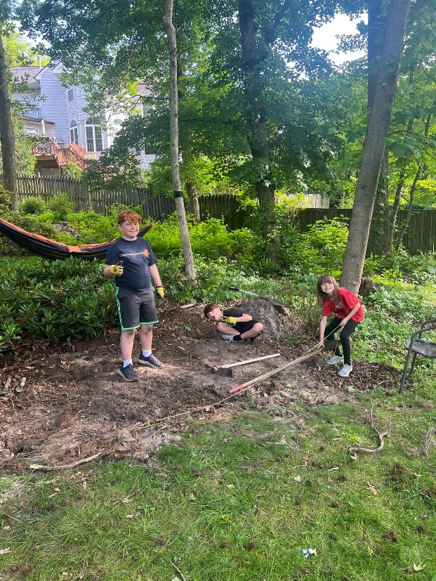 Bradley's backyard project