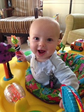 Bradley as a baby