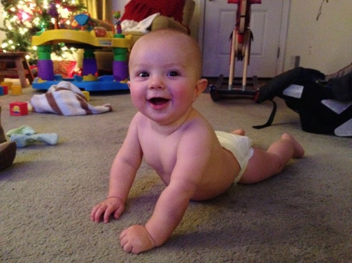 Bradley as a baby
